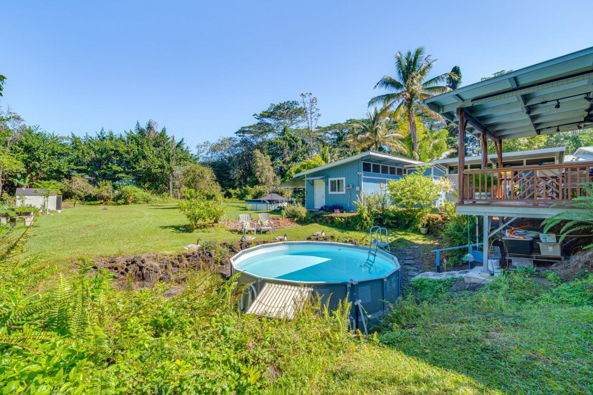 Keaau Apartment On Beautiful Acre With Pool And Deck! Exterior foto