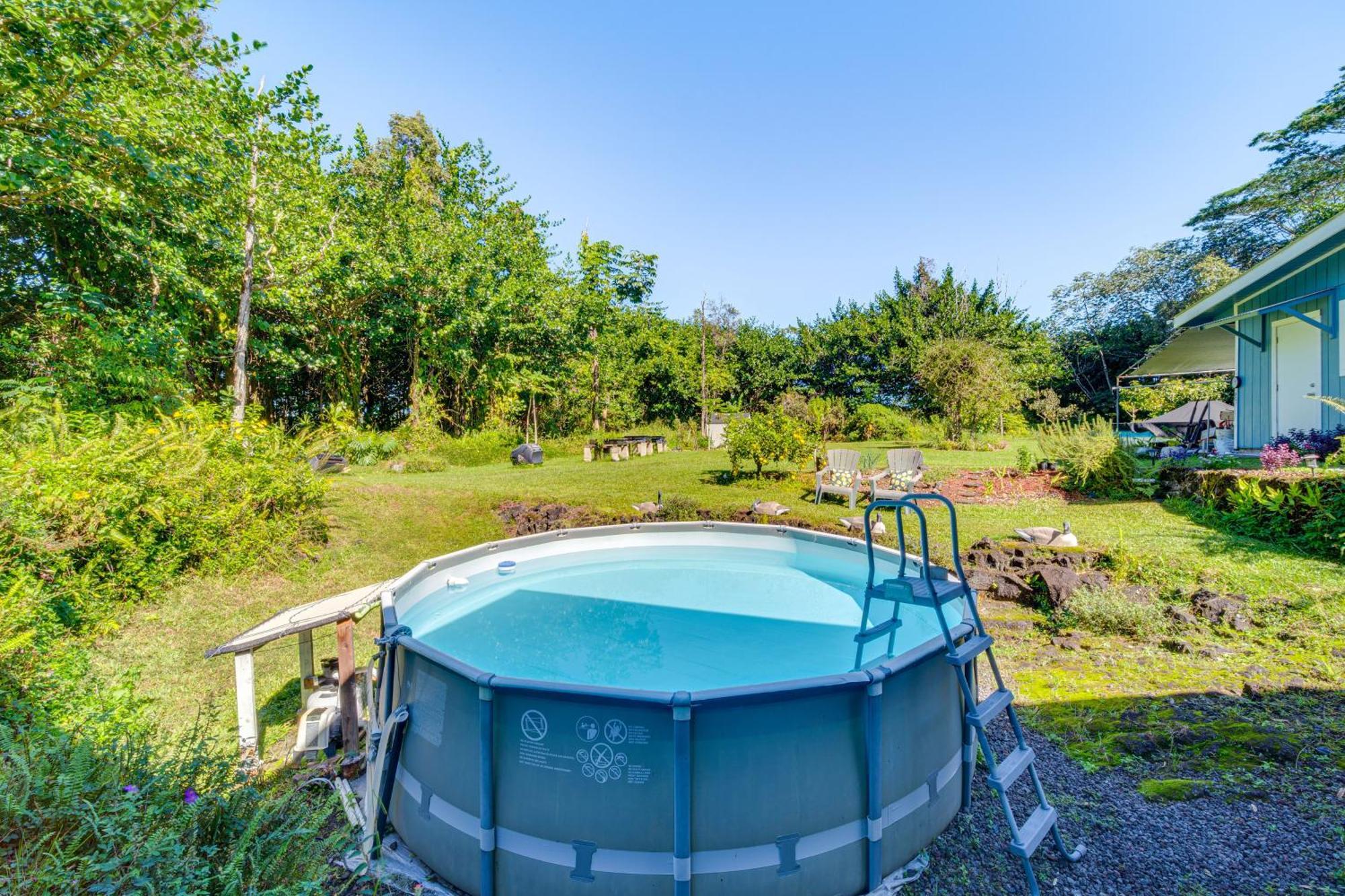 Keaau Apartment On Beautiful Acre With Pool And Deck! Exterior foto